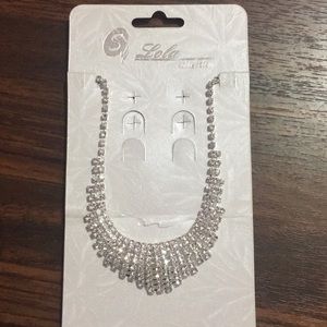 Faux Crystal Necklace
